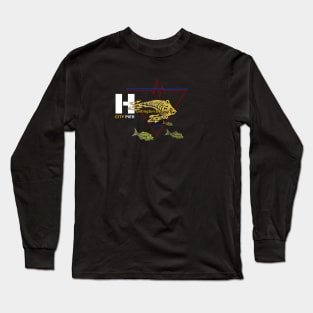 Huntington Beach City Pier, California Long Sleeve T-Shirt